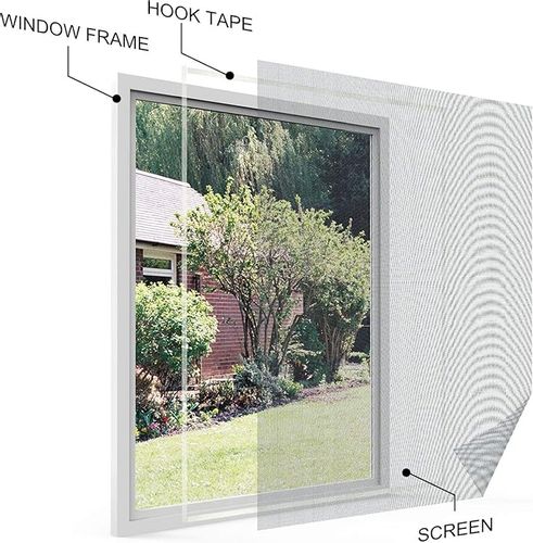 Moskitiera Apalus 120 x 240 na drzwi balkonowe 2 szt. czarna na Arena.pl