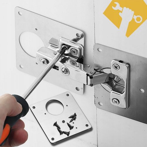 30x PŁYTKA DO NAPRAWY WYRWANYCH ZAWIASÓW MEBLOWYCH SZAFEK ZESTAW na Arena.pl