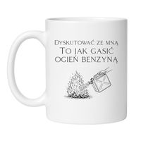 KUBEK "DYSKUTOWAĆ ZE MNĄ TO JAK GASIĆ OGIEŃ BENZYNĄ"