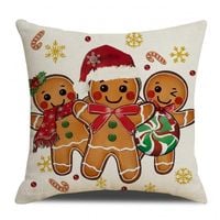 poszewka na poduszkę 45 x 45 cm motyw świąteczny boho pod248