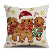 poszewka na poduszkę 45 x 45 cm motyw świąteczny boho pod248