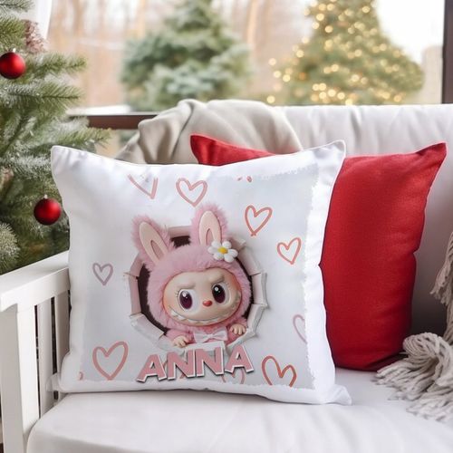 ZESTAW PODUSZKA KUBEK SŁODKI POTWOREK LABUBU LALKA WZORY PREZENT IMIĘ na Arena.pl