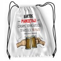 Plecak Dla Bartka Sportowy Szkolny Worek Torba Z Nadrukiem Ze Zdjęciem