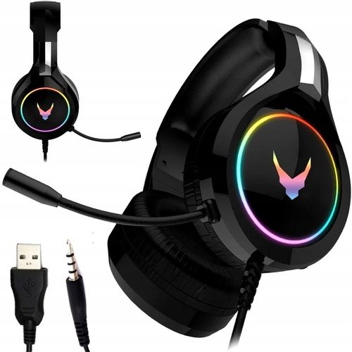 SŁUCHAWKI Z MIKROFONEM DO LAPTOPA KONSOLI XBOX PS4 na Arena.pl