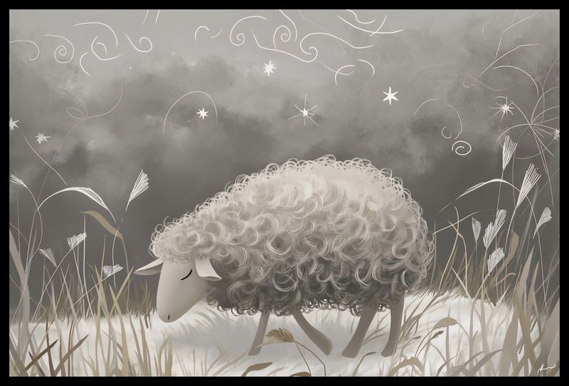 Plakat 60x40cm Bujna Owca zdjęcie 2