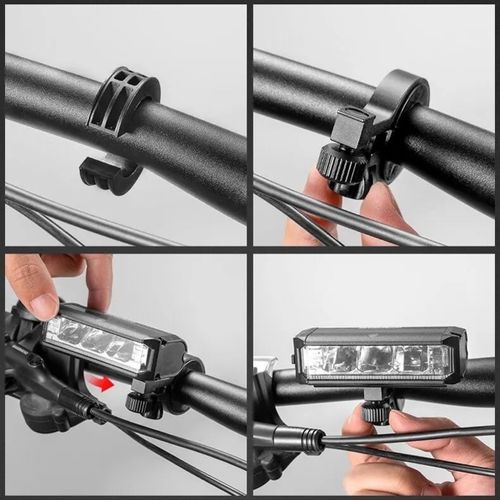 Przednia lampka rowerowa, 4 tryby, USB-C na Arena.pl