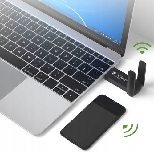 1300Mbps ZEWNĘTRZNA Karta Sieciowa WI-FI Adapter USB 3.0 DUAL 2 Anteny 5GHz na Arena.pl