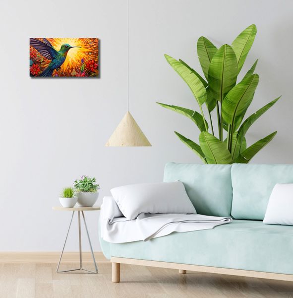 Obraz 40x20cm Koliber Barw zdjęcie 2