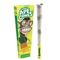 bibułki skręcone g-rollz ape cones pineapple punch - 3 szt.