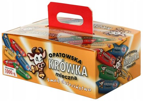 Krówka mleczna Opatowska 1kg Bombonierka Walizka na Arena.pl