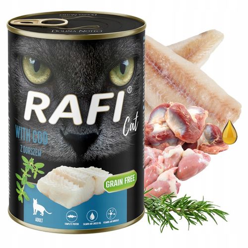 RAFI CAT Dolina Noteci Karma mokra dla kota mix smaków 20 x 400g bezzbożowa na Arena.pl