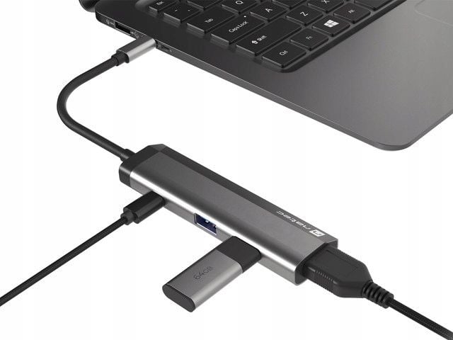 Hub USB Natec Fowler Slim USB-C - 2xUSB / HDMI zdjęcie 8