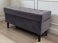 PUFA SCHOWEK ŁAWKA OTWIERANA 80X30X40 PODNÓŻEK PRZEDPOKÓJ KUFER