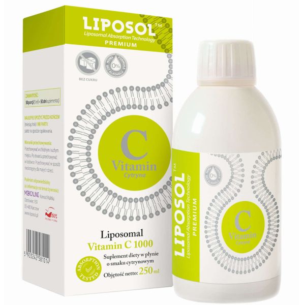LIPOSOL Liposomalna Witamina C cytrynowa 250ml zdjęcie 1
