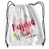 Plecak Dla Nadii Sportowy Szkolny Worek Torba Z Nadrukiem Ze Zdjęciem