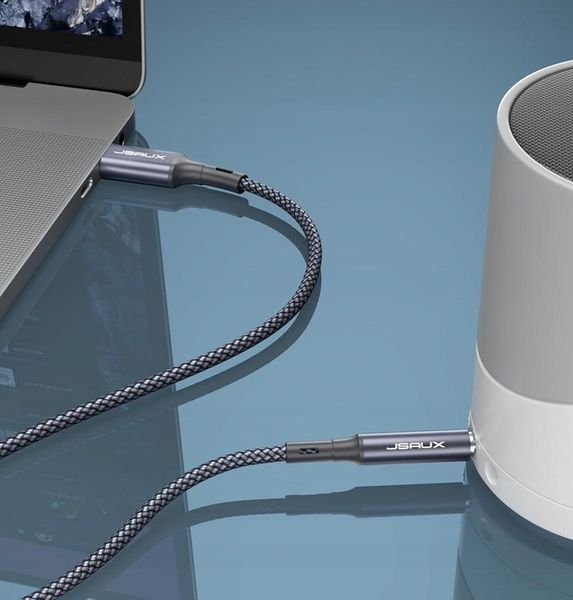 JSAUX Kabel USB C na AUX 1m , Typ C do Jack 3,5 mm zdjęcie 5
