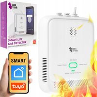 Inteligentny czujnik gazu ziemnego metan 85dB LPG Tuya WiFi Aplikacja