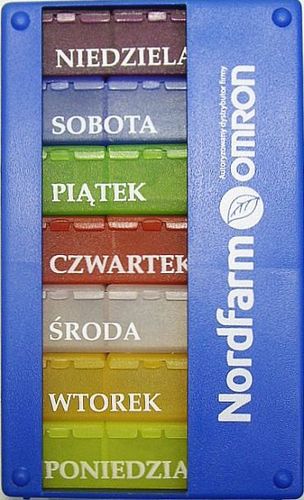 Kasetka Pojemnik Pudełko na leki 7dni x3przegródki na Arena.pl