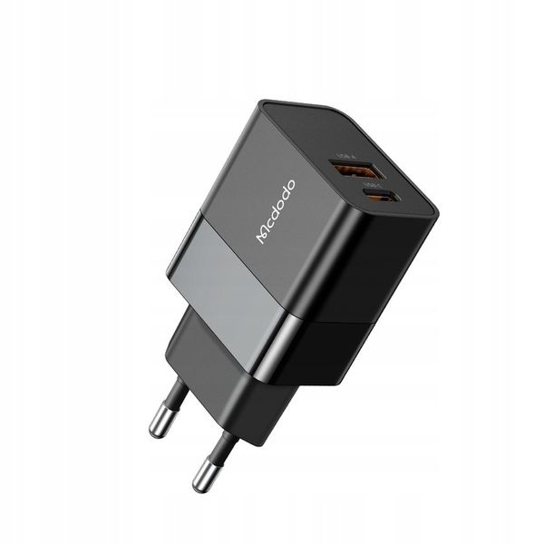 MCDODO SZYBKA ŁADOWARKA USB + USB-C 20W DO IPHONE zdjęcie 3