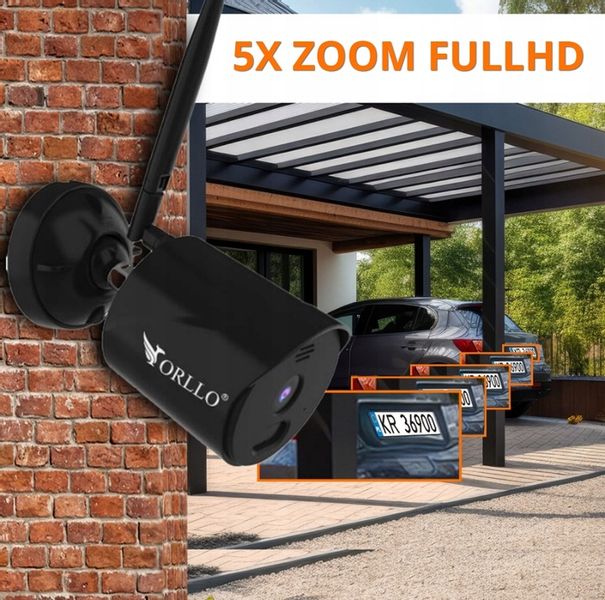 Kamera Zewnętrzna Bezprzewodowa WiFi IP ORLLO TZ4 Jakość Super HD + GRATIS zdjęcie 5