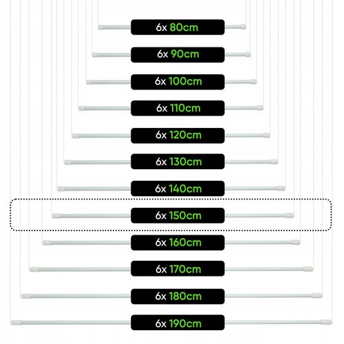 Suszarka Na Pranie Ubrania Sufitowa 6 Prętów 150cm na Arena.pl