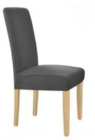 Pokrowiec Na Krzesło Grafitowy Żakard Elastyczny