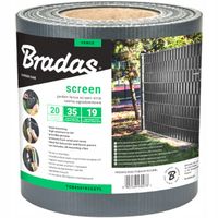 TAŚMA ogrodzeniowa ANTRACYT 19cmx35m OSŁONA na OGRODZENIE panelowe