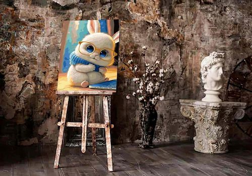 Malowanie Po Numerach Zestaw na Ramie Farby Akrylowe 40x50 cm na Arena.pl