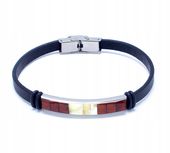 BRANSOLETKA Z BURSZTYNEM