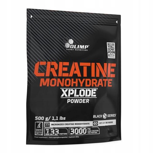OLIMP CREATINE MONOHYDRATE XPLODE 500G KREATYNA MONO WITMAINY MINERAŁY na Arena.pl