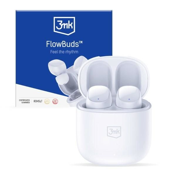 3MK FlowBuds słuchawki bezprzewodowe bluetooth biały zdjęcie 1