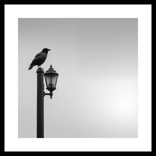 Plakat 40x40cm Samotny Postój Kruka zdjęcie 3