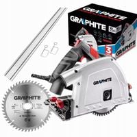 Zagłębiarka Piła Pilarka 1200W 165mm + Długa Szyna 140cm + Tarcza 48