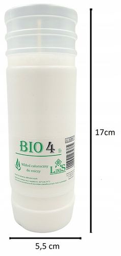 Wkłady do zniczy Parafinowe Bio 4 Lato do 4 dni na Arena.pl