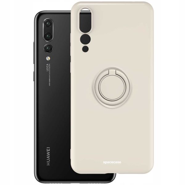 Spacecase Silicone Ring Huawei P20 Pro Bone zdjęcie 2