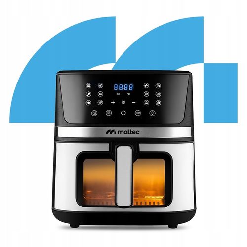 FRYTKOWNICA BEZTŁUSZCZOWA FRYTOWNICA AIR FRYER DUŻA 7L MOCNA 1800W na Arena.pl