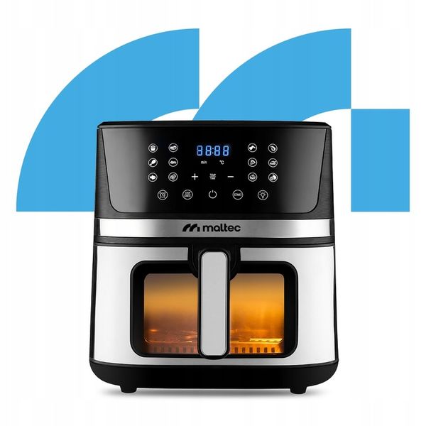 FRYTKOWNICA BEZTŁUSZCZOWA FRYTOWNICA AIR FRYER DUŻA 7L MOCNA 1800W zdjęcie 15