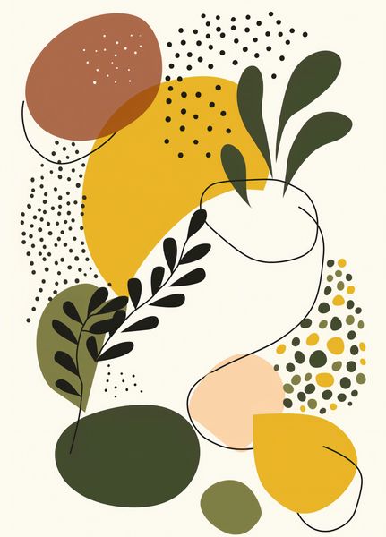 Plakat 39,5x55cm Botaniczne Impresje zdjęcie 1