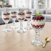 Szklanki 340 ml zestaw szklanek do napojów wody Altom Design Bloom 6 sztuk