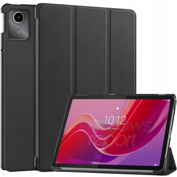 ETUI SMART CASE POKROWIEC NA TABLET DO LENOVO TAB M11 11" CZARNE Z KLAPKĄ zdjęcie 1