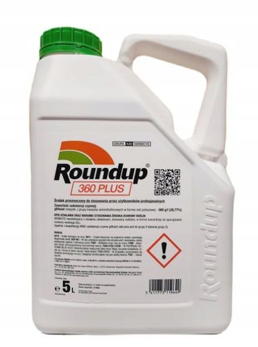 Roundup 360 PLUS 5L RANDAP na chwasty perz na Arena.pl