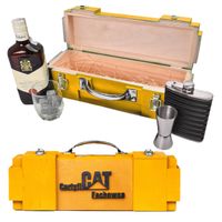 PREZENT DLA operatora koparki budowlańca  - Masywna Drewniana Skrzynka