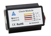 Time/temperature module with sensor and adjustment switch attached