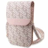 guess torebka guwbhgcfsep różowy/pinkgcube stripe