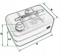 Zbiornik paliwa do łodzi 10 L. z uchwytem