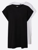 Urban Classics Koszulka w kolorze Czarny, Biały 4XL