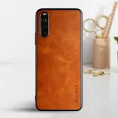 Etui AIORIA Vintage LEATHER do Sony Xperia 10 V pomarańczowy