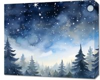 Obraz 60x50cm Tajemniczy Las o Zmierzchu