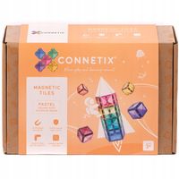 40 el. klocki magnetyczne Pastel Square Pack Connetix same kwadraty