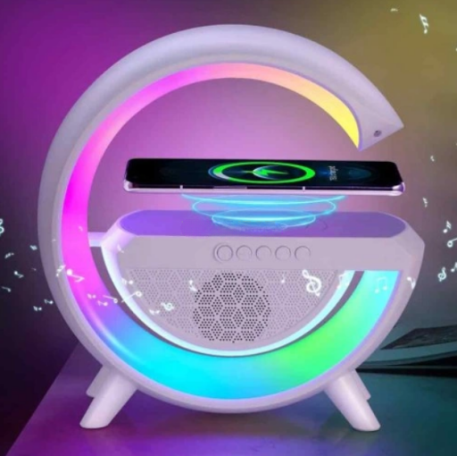 Głośnik ładowarka RGB lampka LED zdjęcie 4